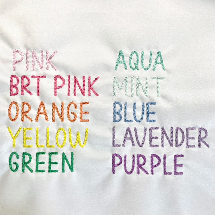 Add Name to Denim Jacket Embroidery