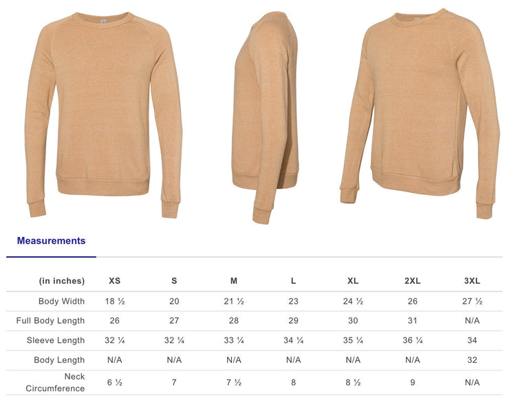 Solid Crewneck Sweatshirt with Custom Embroidered Text and Classic Mickey or Minnie