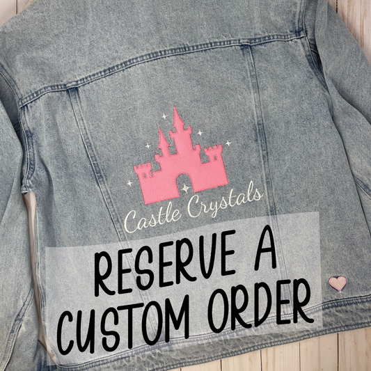 Reserve a Custom  Embroidered Garment Spot